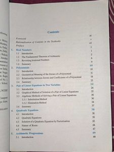 Mathematics Textbook For Class X