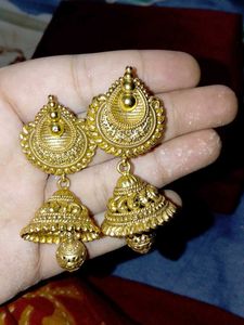 Exquisite Traditional Jhumka Earrings