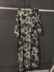 Embroidered Floral Kurta | Size XXL