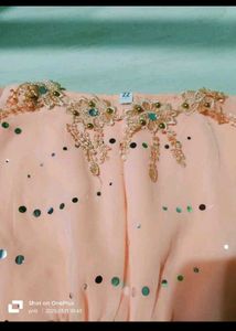 Beautiful Peach Lehenga Choli