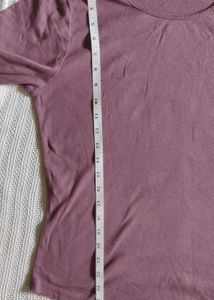 Mauve Long Sleeve Top