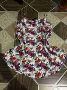 Floral Print Spaghetti Strap Top