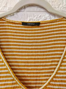 Forever 21 Mustard Yellow Top