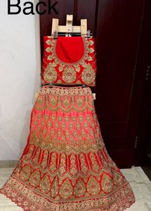 Brand New Red Embroidered Lehenga Choli