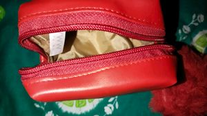 Myglamm ♥️ Red Pompom Pouch