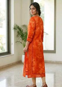 Orange Tie-Dye Kurta🧡