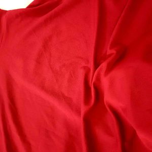Chic Red Backless Mini Dress
