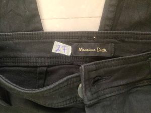 Imported Massimo Dutti Black Flared Jeans