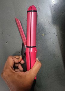 Hair Styler 3 In 1 Straightener Curler Crimping