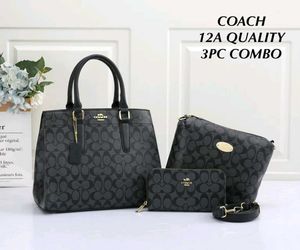 Coach Top handle hangbag 3PC COMBO WITHOUT BOX