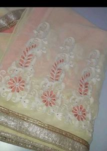 Elegant Embroidered Saree