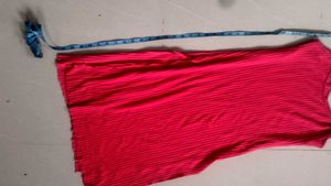 Vibrant Ribbed Tunic Top