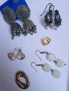 Earrings combo +1 necklace