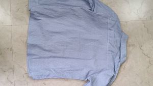 Classic Blue Striped Men's Shirt