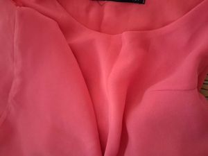choral color sleeveless top