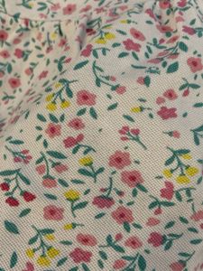 Cute Floral Print Polo Dress