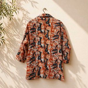 3 combo- crop top and open shirts