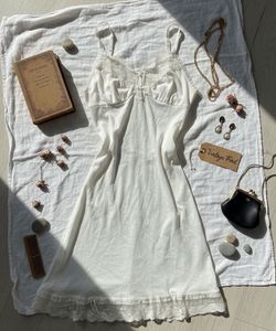Vintage Lace Slip Dress