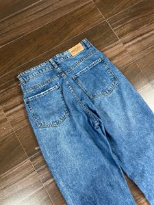 Ripped Wide Leg Jeans