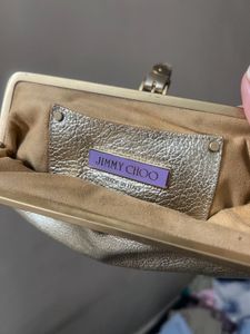 Jimmy Choo Metallic Clutch Bag