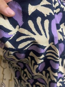 Flowy Printed Midi Dress
