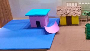 Handmade Miniature House Models