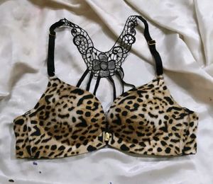 Leopard Print Bra
