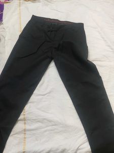 Black Straight Leg Pants - Formal