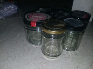 7 glass jars