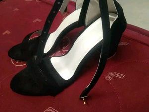 New Elegant Black Ankle Strap Heels ( Available in