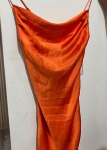 Satin Midi Dress
