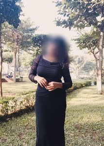 Elegant Black Long Sleeve Dress
