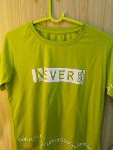 Lime Green Graphic T-shirt