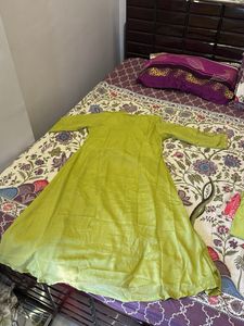 Beautiful Embellished Ethnic Gown and kurti size a