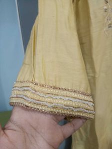 Yellow afgani shalwar Kurta Set