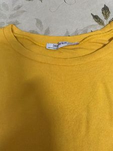 Sunny Yellow Basic T-Shirt