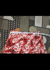 Chic Floral Skirt &amp; Ruffled Top Set