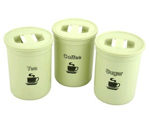 Tea, Coffee &amp; Sugar Canisters Set