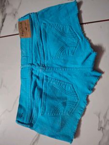 Hollister Blue Denim Shorts