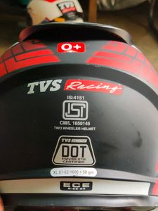 TVS RACING HELMET DOUBLE 'D' Ring