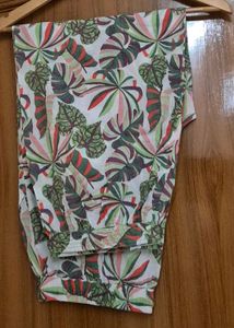 Vibrant Tropical Print Kurta set