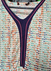 Patterned Casual Dress