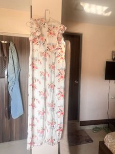 Floral Print Maxi jumpsuit 13-14 years