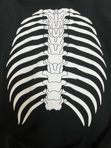 Skeleton Ribcage Bomber Jacket