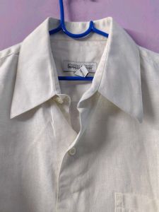 Men's Short Sleeve Linen Shirt
