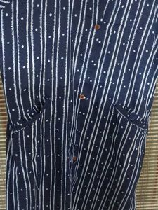 Blue Striped Kurta