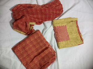 Mirror Work 3 Pc Unstitched Churidar Material