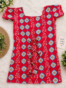 Stylish Bandhani Print Kurta Set