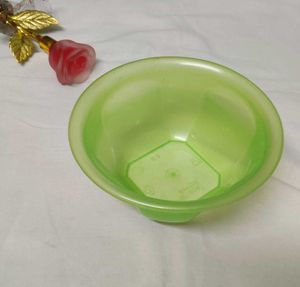 🆕 Green Plastic Bowl