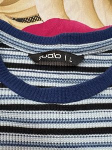 Striped Cropped Top